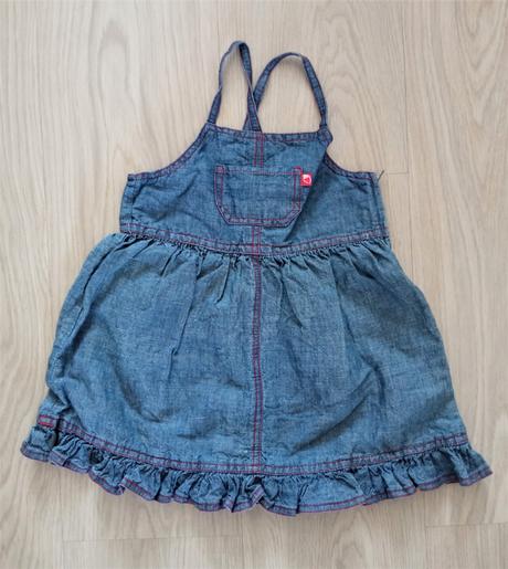 Dievčenské riflové šaty v. 92, h&m,92