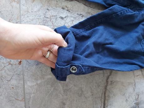 Lanove letne nohavice kratke/dlhe, h&m,92