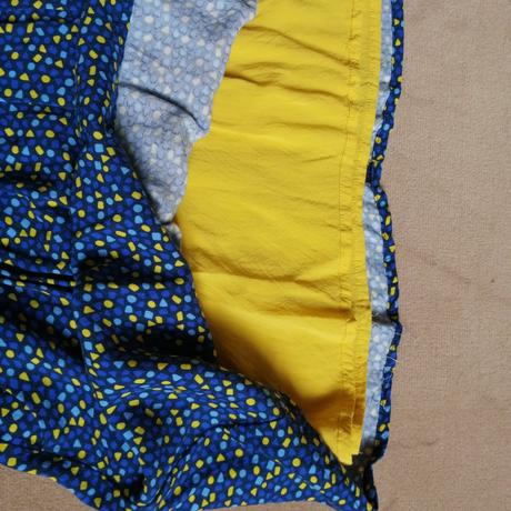 Šaty modre a zlte vzory c&a c.146cm, c&a,146