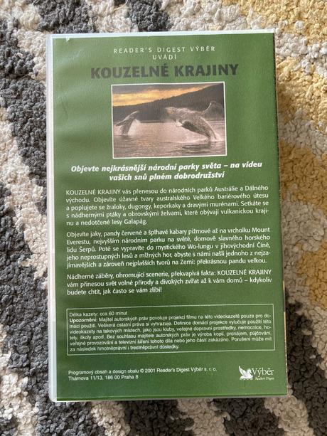 3 x vhs nejkrásnější národní parky světa, 