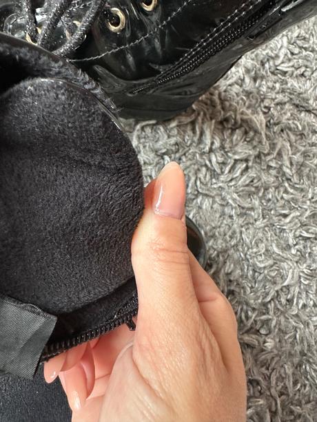 Prechodné lesklé topánky, h&m,32