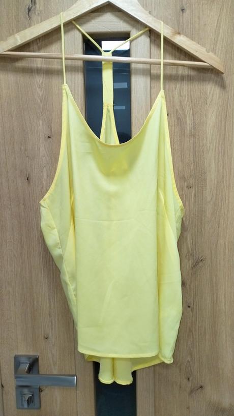 Zlte tielko, h&m,42