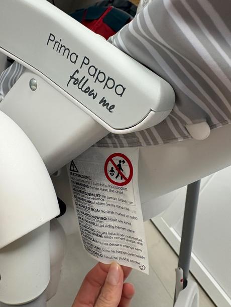 Jedalenska stolicka prima pappa s hrazdou,