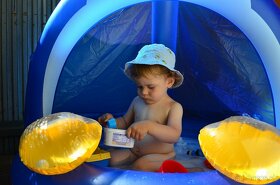 Detský bazénik so strieškou - tučniak, 