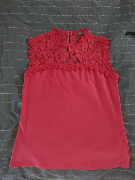 Tričko s čipkou, orsay,38