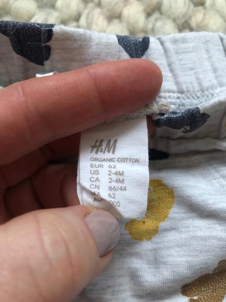 Tepláky z organickej bavlny h&m, h&m,62
