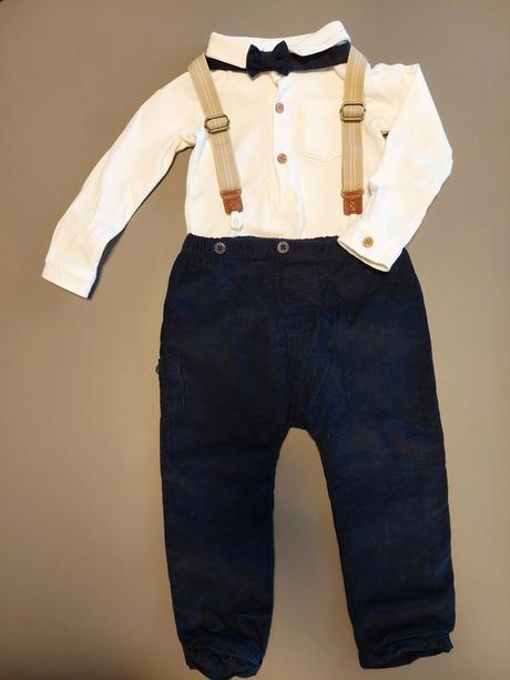 Štvordielny set s motýlikom a trakmi next, next,86