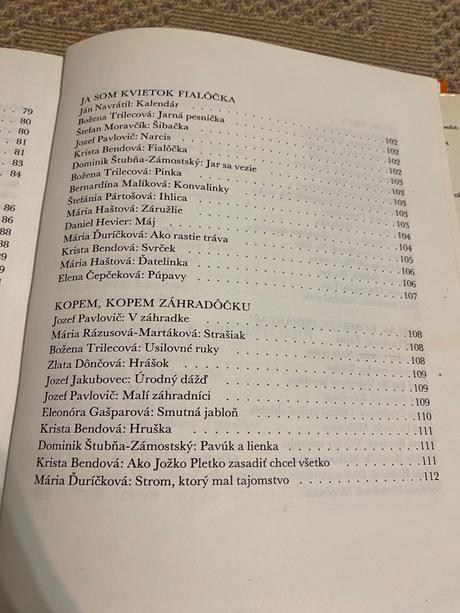 Vintage zbierka básničiek a rozprávok zlatý strom, 