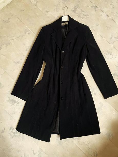 3/4 semišový slim trenčkot, clockhouse,m