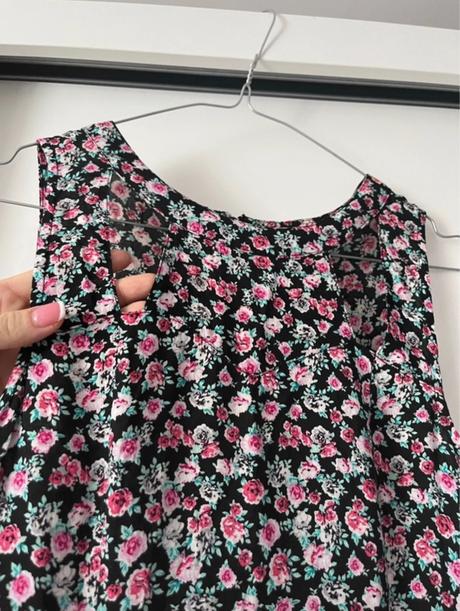 Šaty s kvetmi, h&m,s