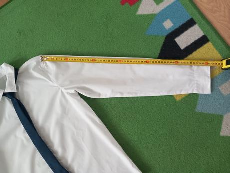 Biela košeľa s dlhým rukávom h&m, h&m,158