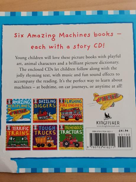 6 anglických kníh s cd, 