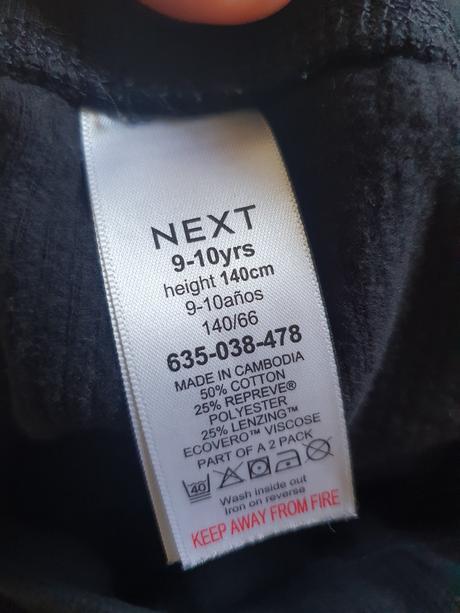 2x chlapčenské oteplené legíny next, next,140