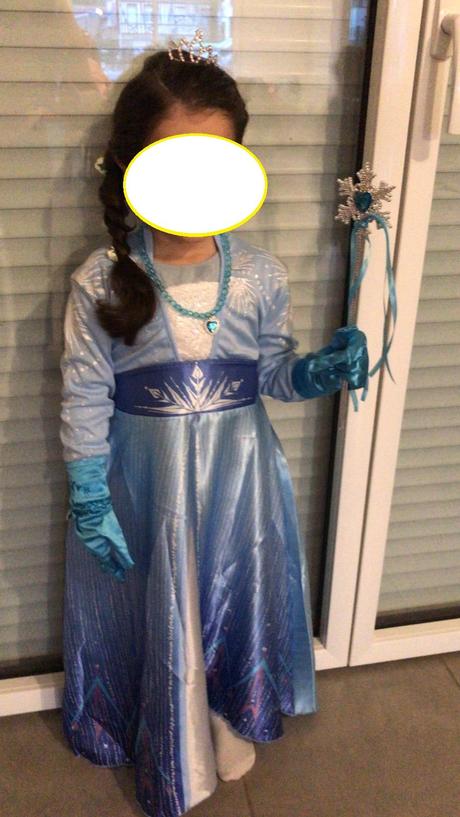 Elsa frozen 2 modré veľ. 110, 