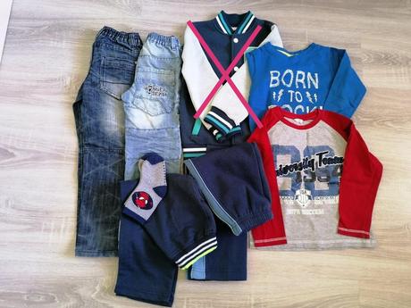 Balík veci pre chlapca veľ. 110, 104–116