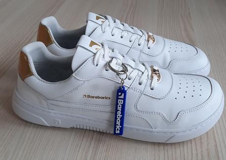 Barebarics zing - white & gold - leather 41., be lenka,41