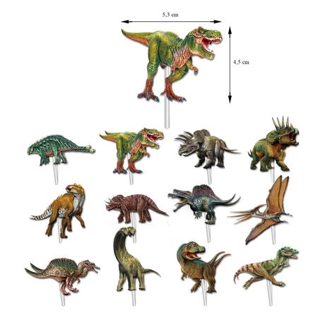 Tortový zápich dinosaurus (24ks) - skladom, tz-52, 