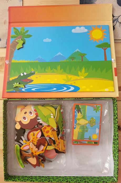 Playtive magnetický box na hranie s motívom zviera,