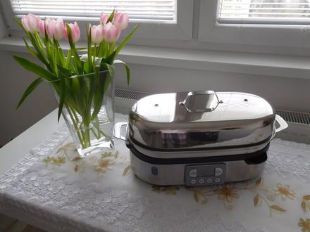 Saga sfs 800 parný hrniec nerezový, nový, 