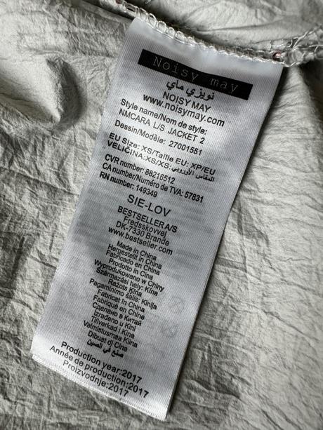 Noisy may letná bunda, xs