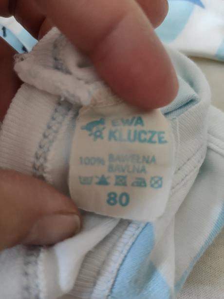 Detská plyšová mikina + body, ewa,80