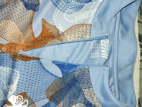 Modrý cyklo dres l/44, crivit,l