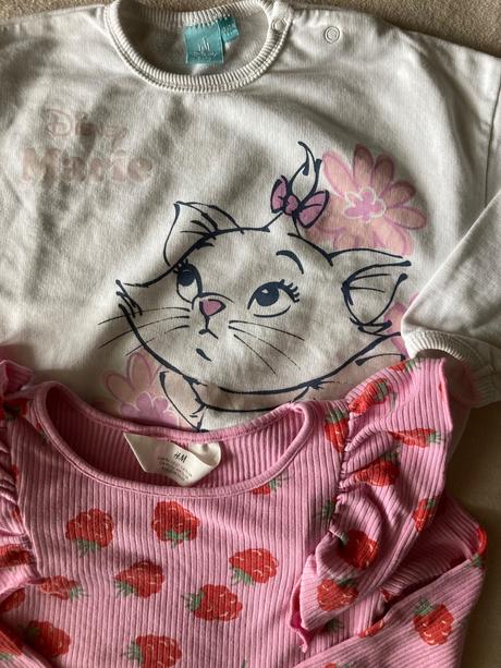 Mikinka a jahôdkové tričko 92, h&m,92