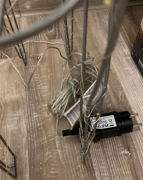 Led svietiaci vianočný sob, 