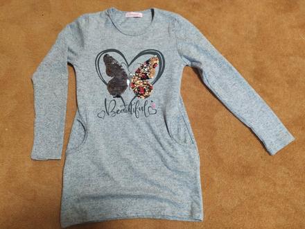 Tričko predĺžené 152 s poštou, 146