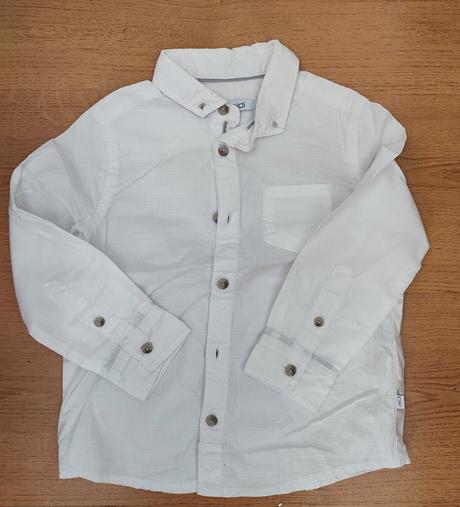 Biela košeľa okaidi 98, 98
