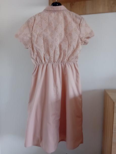 Pudrove košeľové šaty, esmara,36