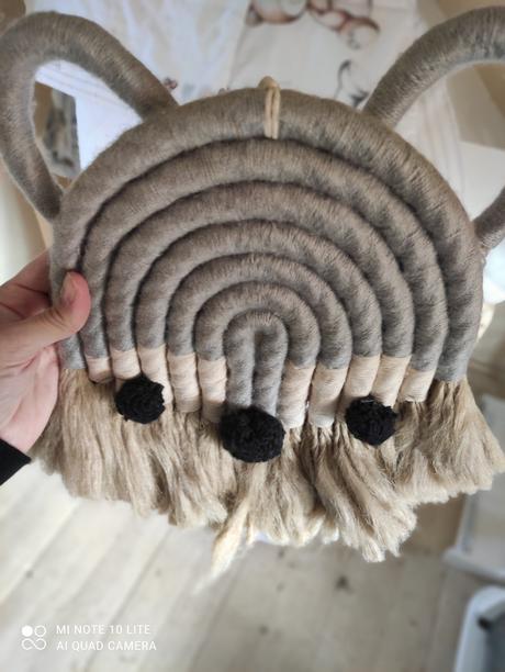 Dekorácia na stenu vlk,