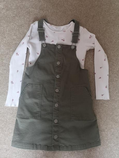 Komplet tričko +sukňa, h&m,128