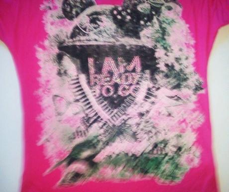 Cyklamenove damske tricko vel.s/m, m