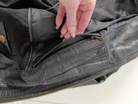 Redskins kožená bunda bombera, m