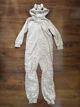 Hebké zvieratkové pyžamo / oversl 8-10rokov, lindex,134