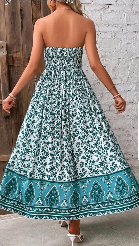 Šaty dlhé vzorované poštovné zdarma, l / m / s / xl