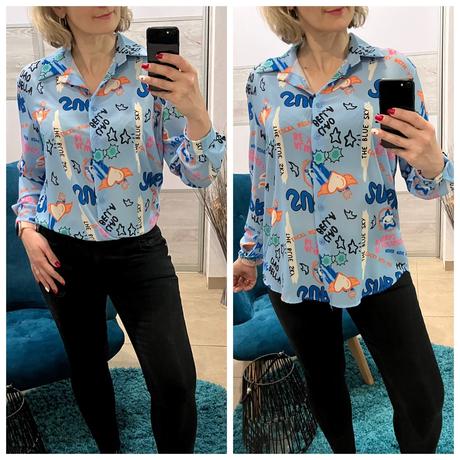 Dámska vzorovaná blúzka (uni), l / m / s