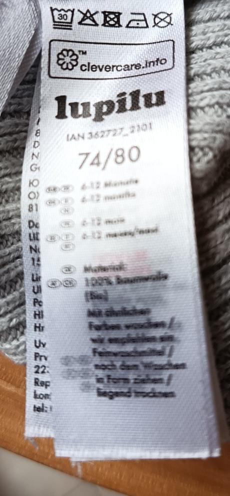 Čiapka na jeseň, teplejsiu zimu, dievčenská, 74-80, lupilu,74