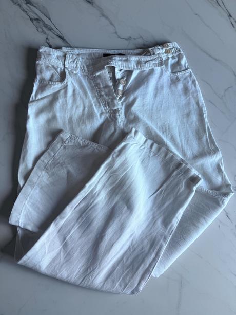 Maxmara weekend 100per ľan nohavice s, s