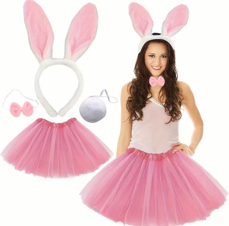 Karnevalový kostým zajac, mačka, kuriatko, lienka, 