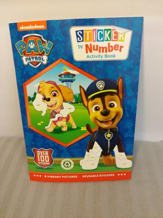 Paw patrol - sticker by number nau24, 