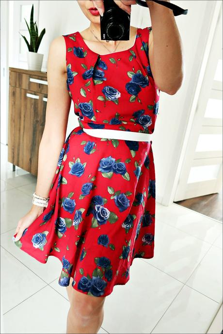 Letné kvetinové šaty, m