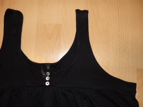 Cierne tielko - tricko, topshop,m