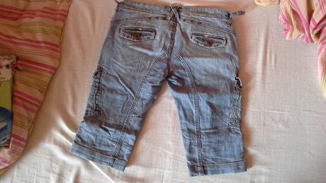 Capri riflove nohavice, s