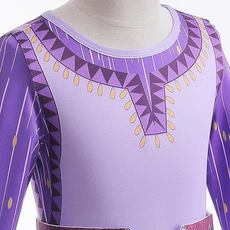 6-dielny kostým set asha z rozprávky prianie wish, 