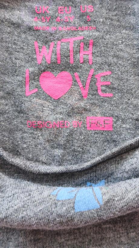 Bavlnené šaty v. 104/110 (4-5 rokov), f&f,110