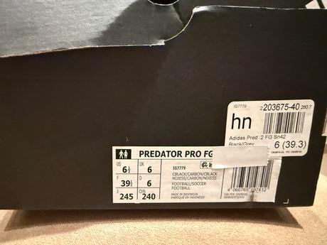Kopačky adidas predator pro č. 39 1/3, adidas,39