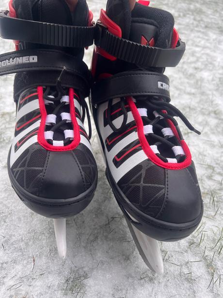 Nastaviteľné chlapčenské ľadové korčule, crowned,36