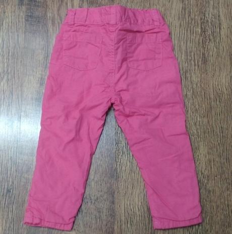 Nohavice tenké  podsite s posuvnou gumou v pase, pepco,86